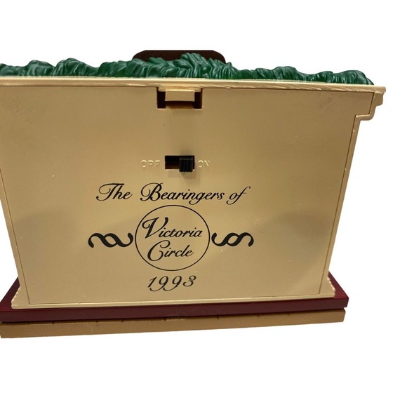 Hallmark 1993 Flickering Light Fireplace Table Top Display Bearingers Keepsake - Picture 7 of 11